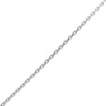 Chaine maille for�at or blanc 5. 23g