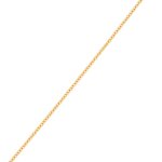 Chaine maille forat or jaune 1. 95g