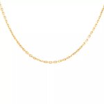 Chaine maille forat or jaune 10. 60g
