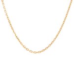 Chaine maille forat or jaune 12. 86g