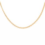 Chaine maille forat or jaune 15. 95g