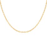 Chaine maille forat or jaune 19. 58g