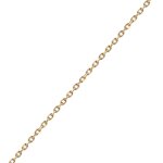 Chaine maille for�at or jaune 2. 13g