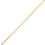 Chaine maille forat or jaune 2. 20g