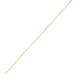 Chaine maille forat or jaune 2. 61g