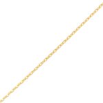 Chaine maille for�at or jaune 2. 75g