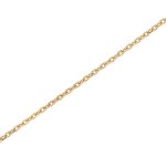 Chaine maille for�at or jaune 2. 98g