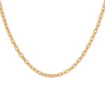 Chaine maille for�at or jaune 21. 88g