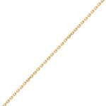 Chaine maille for�at or jaune 3. 57g