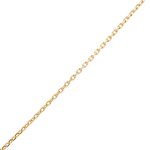 Chaine maille forat or jaune 3. 79g