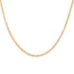 Chaine maille for�at or jaune 32. 83g
