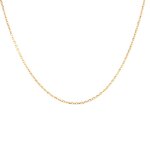 Chaine maille forat or jaune 4. 41g