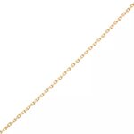 Chaine maille forat or jaune 4. 58g