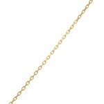 Chaine maille for�at or jaune 4. 69g