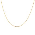Chaine maille for�at or jaune 5. 64g