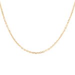 Chaine maille forat or jaune 7. 28g