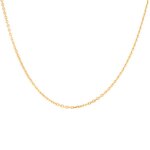 Chaine maille forat or jaune 7. 43g