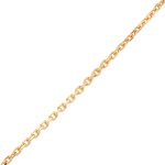 Chaine maille forat or jaune 7. 67g