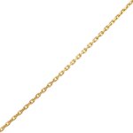 Chaine maille for�at or jaune 7. 70g