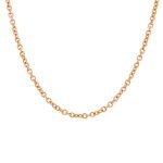 Chaine maille for�at or rose 24. 86g