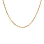 Chaine maille gourmette or jaune 10. 70g