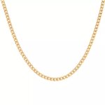 Chaine maille gourmette or jaune 17. 84g