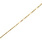 Chaine maille gourmette or jaune 3. 99g