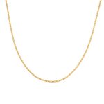 Chaine maille gourmette or jaune 4. 39g