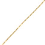 Chaine maille gourmette or jaune 7. 20g