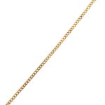 Chaine maille gourmette en or jaune 8. 89g