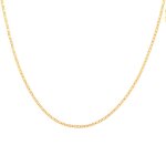 Chaine maille marine or jaune 2. 61g
