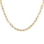 Chaine maille marine or jaune 37. 69g