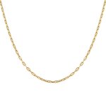 Chaine maille marine or jaune 8. 10g