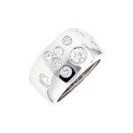 Chevalire diamants 1. 55 carat or blanc 15. 61g