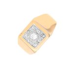 Chevalire vintage diamants 2 ors 12. 68g