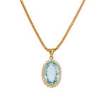 Collier aigue - marine