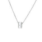 Collier chanel ultra cramique or blanc