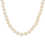Collier choker vintage perles de culture or jaune 34. 68g