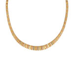 Collier en chute or
