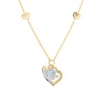 Collier coeurs 2 ors 10. 87g Collier coeurs 2 ors 10. 87g