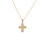 Collier croix or