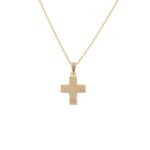 Collier croix or jaune 3. 70g