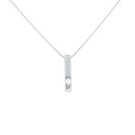 Collier diamant 0. 09