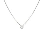 Collier diamant 0. 23 carat or blanc 2. 94g