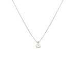 Collier diamant 0. 35 carat or blanc 2. 74g