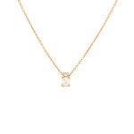 Collier diamants 0. 59 carat or jaune 3. 03g