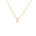 Collier diamant 0. 70 carat or jaune 3. 08g