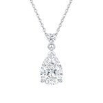 Collier diamants 2. 41 carats en or blanc