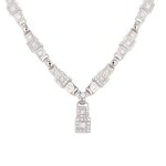 Collier diamants 2. 41 carats or blanc 39. 70g Collier diamants 2. 41 carats or blanc 39. 70g