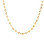 Collier grains de caf or jaune 12. 40g